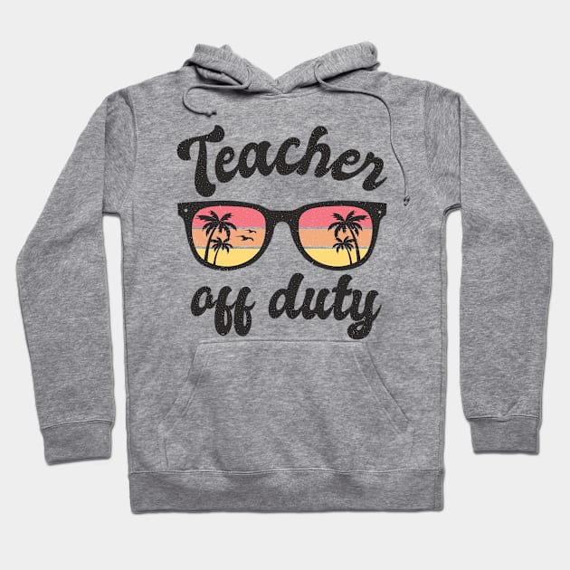 teacher off duty Hoodie by Folke Fan Cv